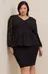 Torrid size 5 x long sheer sleeve top photo 3