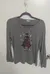 Reitmans Grey Long Sleeve Top - Women's Size Medium photo 1