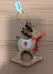 Brand New with Tags Wooden Reindeer Christmas Ornament photo 1