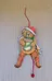 Vintage Pull-String Teddy Bear Christmas Ornament photo 1