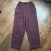 WEEKENDERS PLEATED BURGUNDY JOGGER PANTS SIZE SMALL photo 1