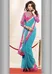 Pink/Blue Saree photo 1