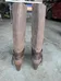 Brown winter boots wedge heels (6.5 W) photo 3