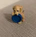 Adorable Puppy Figurine with Bowl photo 1