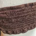 H&M cropped dark chocolate brown top size Large photo 5