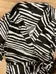 ZEBRA PRINT DRESS WRAP AROUND STYLE SIZE LARGE photo 5