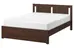 Ikea bed frame with Mattress - brown, double photo 1