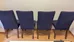 Set of 4 Navy Blue Dining Chairs photo 5