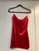 Red slip dress photo 1