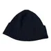 Lacoste Kids Navy Blue Rib Knit Wool Logo Beanie Size 2/5Y photo 3