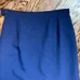 HOBNOBBER Vintage midi navy blue skirt SIZE 9/10 photo 2