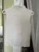 Cream white crinkle top vintage women’s y2k photo 2