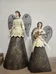 Set x 2 tin and ceramic angels  photo 2
