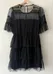 Forever 21 Chiffon Lace Ruffled Mini Shirtdress photo 6