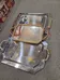 Gold n metel 3 trays  photo 1