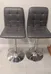 Two Adjustable Bar Stools (Grey) photo 1