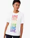 Kate Spade Pride Glitter Rainbow Love Cotton T-Shirt  photo 3
