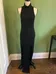 Long black maxi slits dress size small photo 1