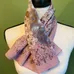 PINK FLORAL SCARF photo 1