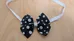 Polka Dot Dog Bow Tie - Black & White photo 2
