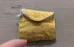 Small Mustard Yellow Zipper Pouch photo 1