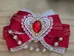 Handmade Red Bow Hairclip photo 1