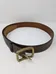 Men's Brown Leather Coach Belt photo 1