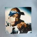 Official Tupac Hoodie, Baby Blue, Unisex Medium, GUC photo 2