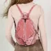 Rebecca Minkoff Pink Velvet Backpack  photo 3