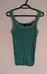 Tommy Hilfiger Green Tank Top with Lace Trim - Women's X-Large photo 1