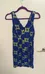 NIKIBIKI Blue and Yellow Floral Dress - Women's Size Large photo 5