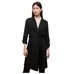Aritzia Babaton Black Quincey Flowy Belted Blazer Jacket Size Sm photo 1