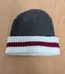 Brand New Grey, White & Red Striped Beanie photo 1
