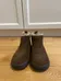 BNWOT Zara kids lined leather boots size 25 photo 3