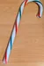 Candy Cane Decoration - Red, Green & White photo 1