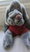 Wrinkles the Dog Vintage Plush Puppet Toy  photo 1