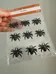 Glittery spider stickers  photo 3