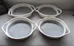 Set of Four Grey and White Rope Storage Baskets photo 1