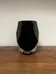 Black Pentagon Geometric Flower Vases or Candle Holder, Glass photo 4