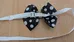 Polka Dot Dog Bow Tie - Black & White photo 3