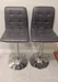 Two Grey Adjustable Bar Stools photo 1