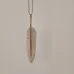 Feather Pendant Long Necklace (Aldo) (H3Z) photo 1