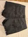 Old navy black jean shorts size 14 high rise photo 2
