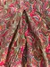 Vintage red paisley culotte/capris - S photo 6