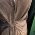THURLEY GOLD BROWN DRESS SIZE S photo 2