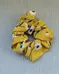Brand New Mustard Yellow Floral Scrunchie photo 1