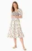 Kate Spade Lily Blooms Smocked Floral Midi Dress photo 1