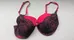 La Senza Red & Black Lace Bra - Size 34C photo 1