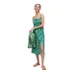 Uniqlo Green Floral Printed Front Slit Camisole Dress Size Small photo 1