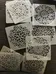 Mandala Stencil Set - 9 pieces, new never used! photo 1
